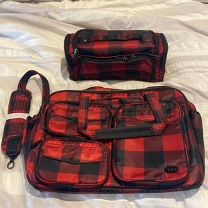 NWT LUG Puddle Jumper PJ Duffle travel carry on work & matching trolly